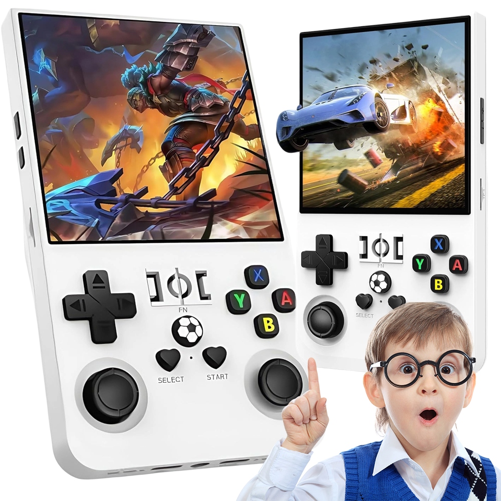 Retro Przenośna Konsola Do Gier 64G 18000 Gier Z Joystick