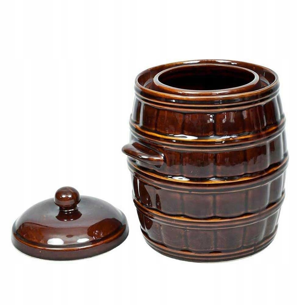 BECZKA KAMIONKA SŁOIK GARNEK DO KISZENIA 8l Waga 3.3 kg