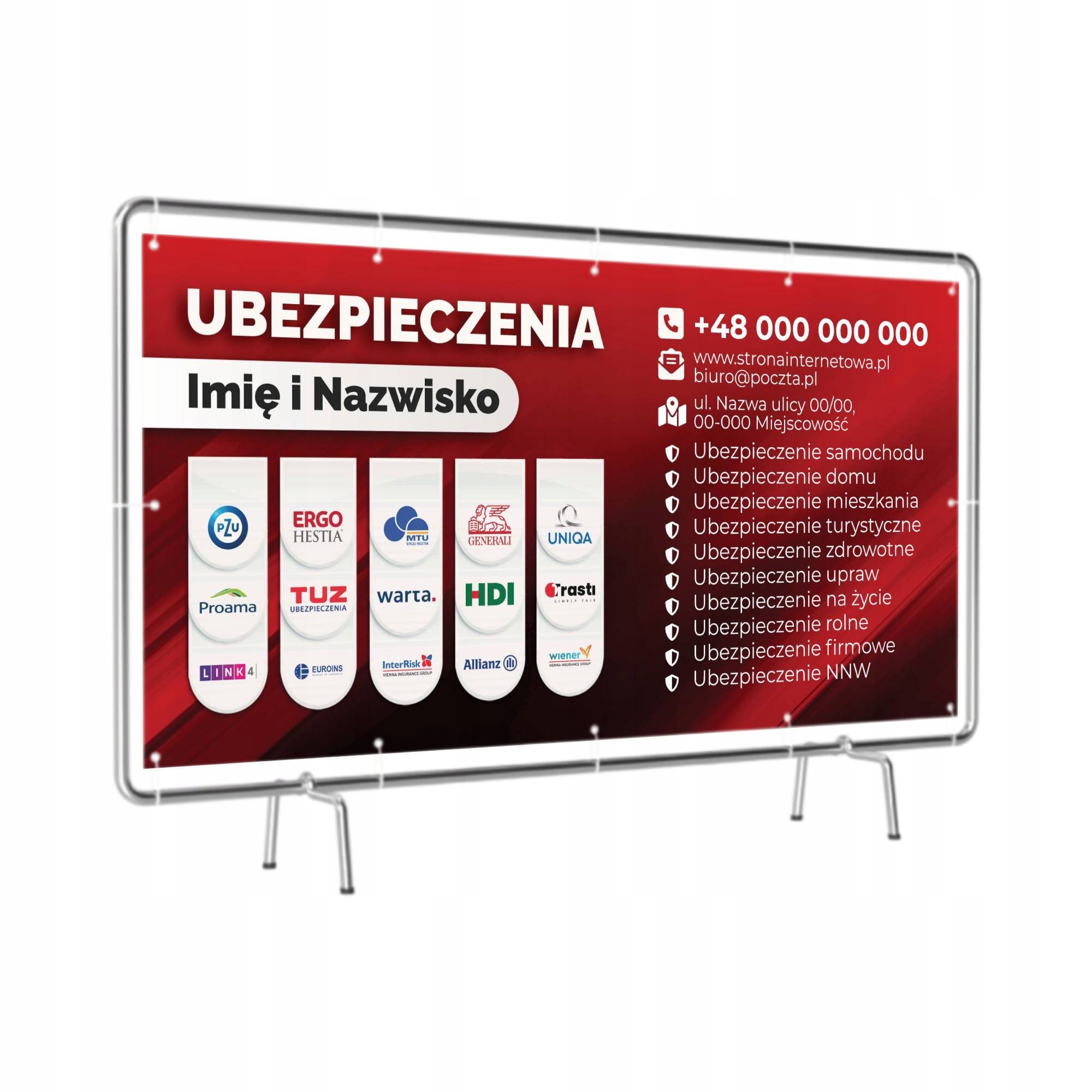 Baner Agenta Ubezpieczeniowego Agencji Ubezpieczeniowej 200x100