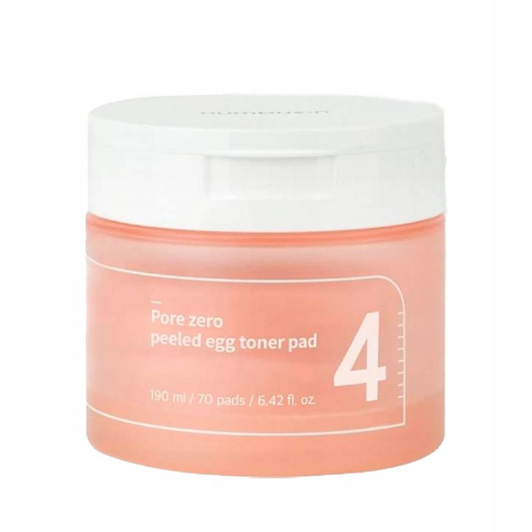 Numbuzin NO.4 Čisticí Pleťové Polštářky Pro Póry S Efektem Vaječné Skořápky