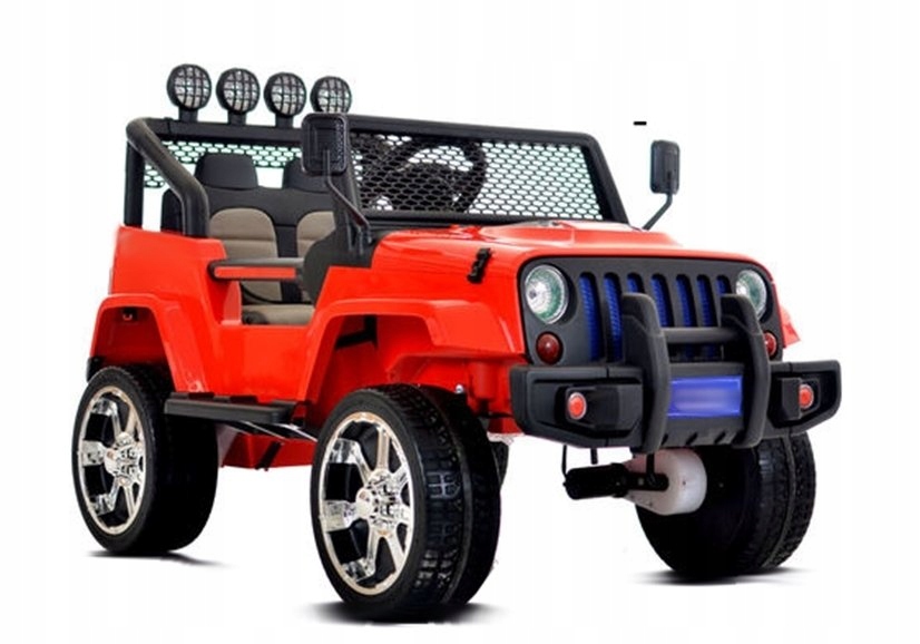 Auto Na Akumulator Duży Jeep Dla Dzieci 4x4 180 Watt Skóra Miękkie koła