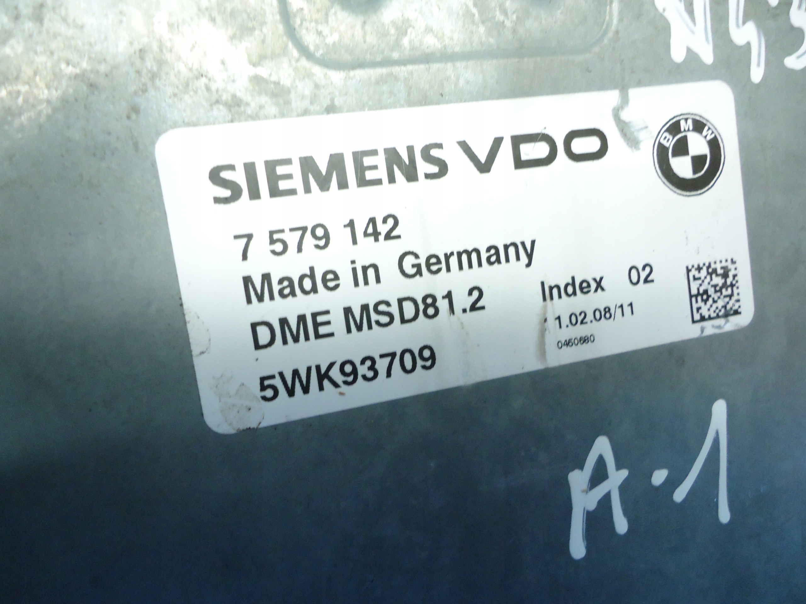 BMW E87 E90 2.0 N43B20 computer control unit 7579142 5WK93709