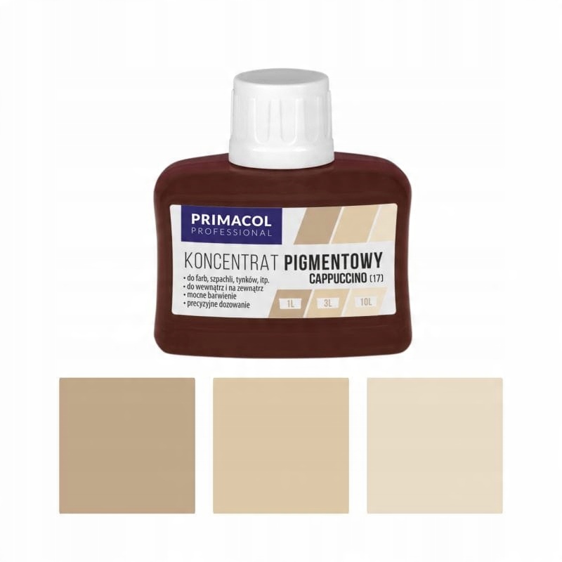 

Primacol Pigment do farb i tynków 80ml cappuccino