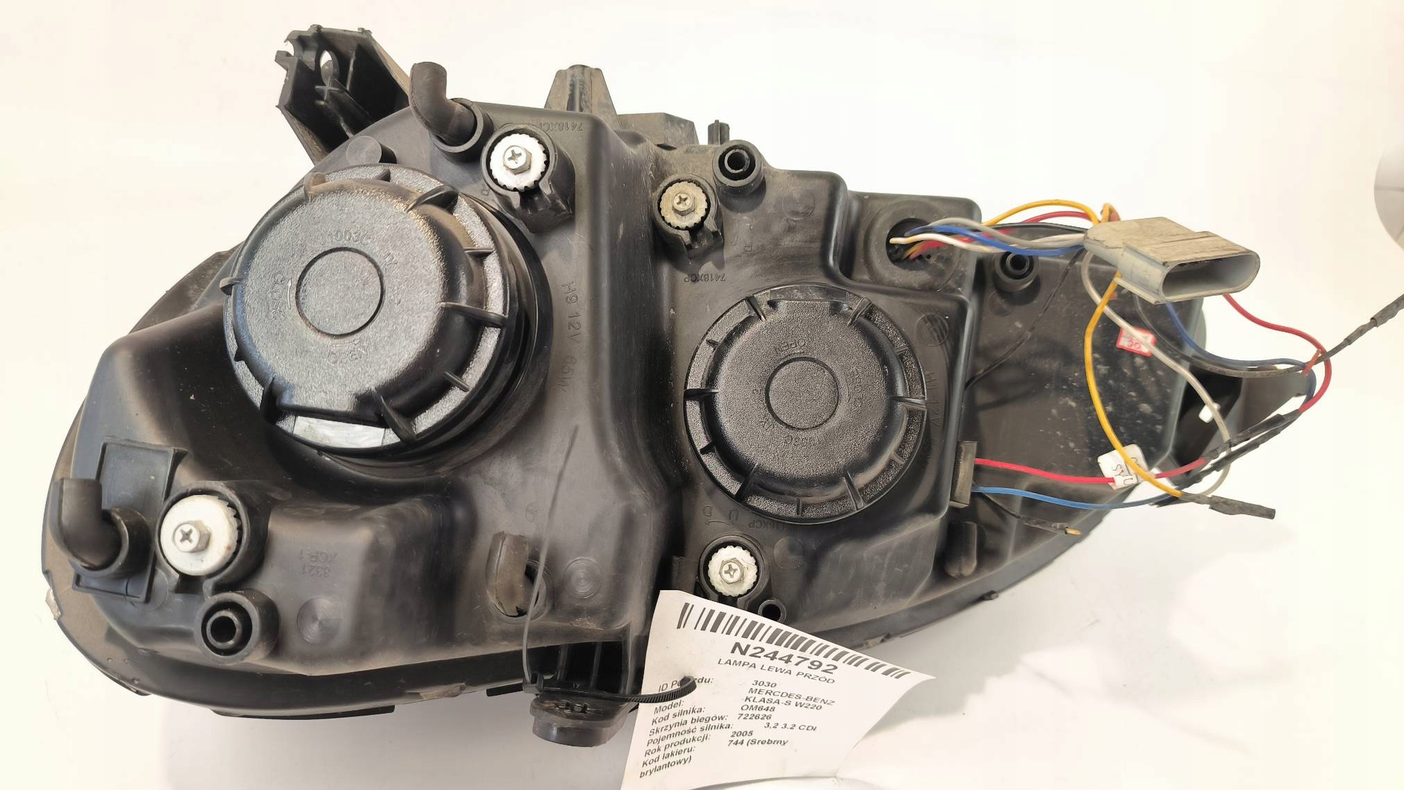light left front Mercedes-BENZ KLASA-S W220