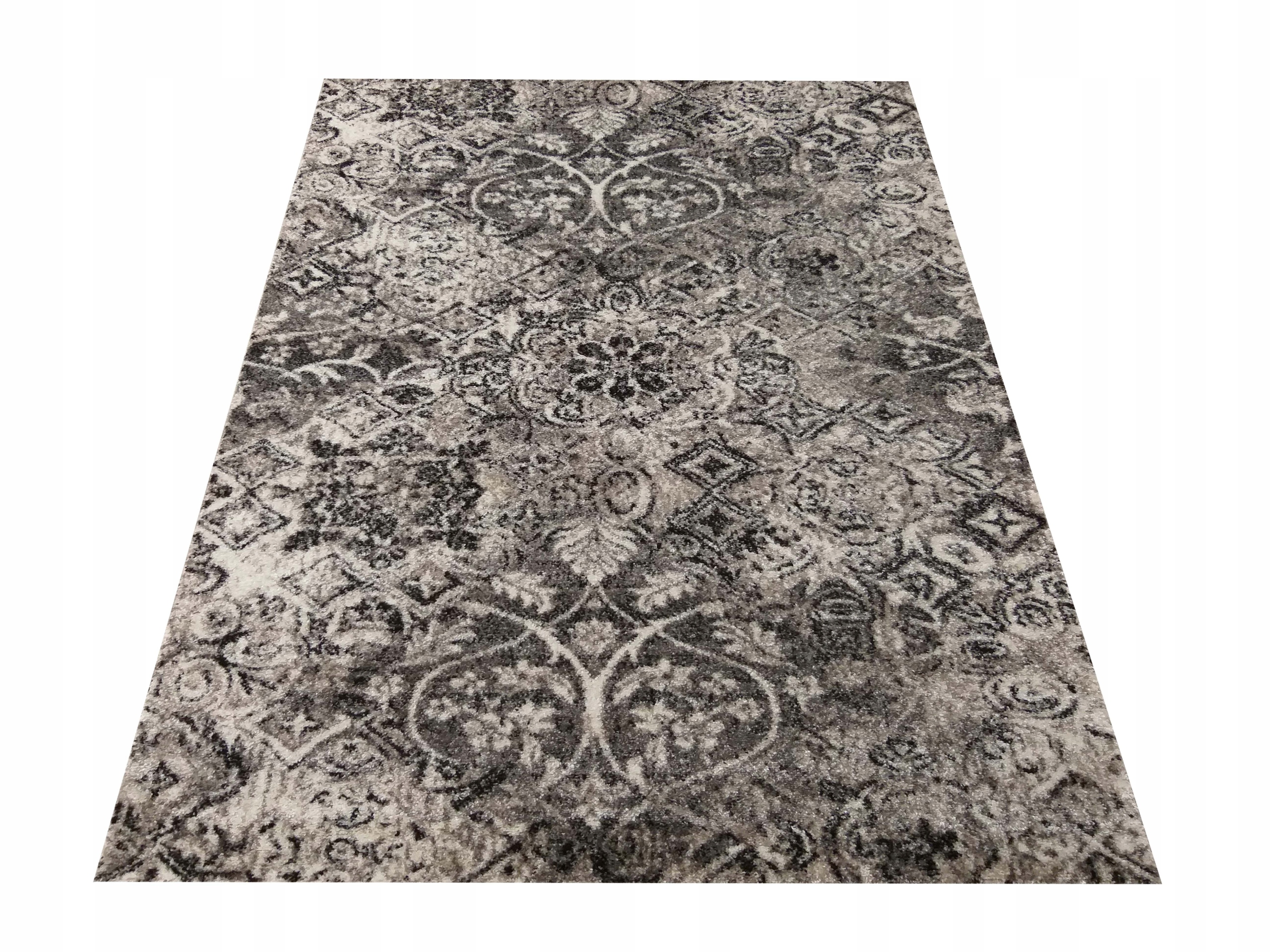 

Dywan nowoczesny do salonu szaro-brązowy 120x170