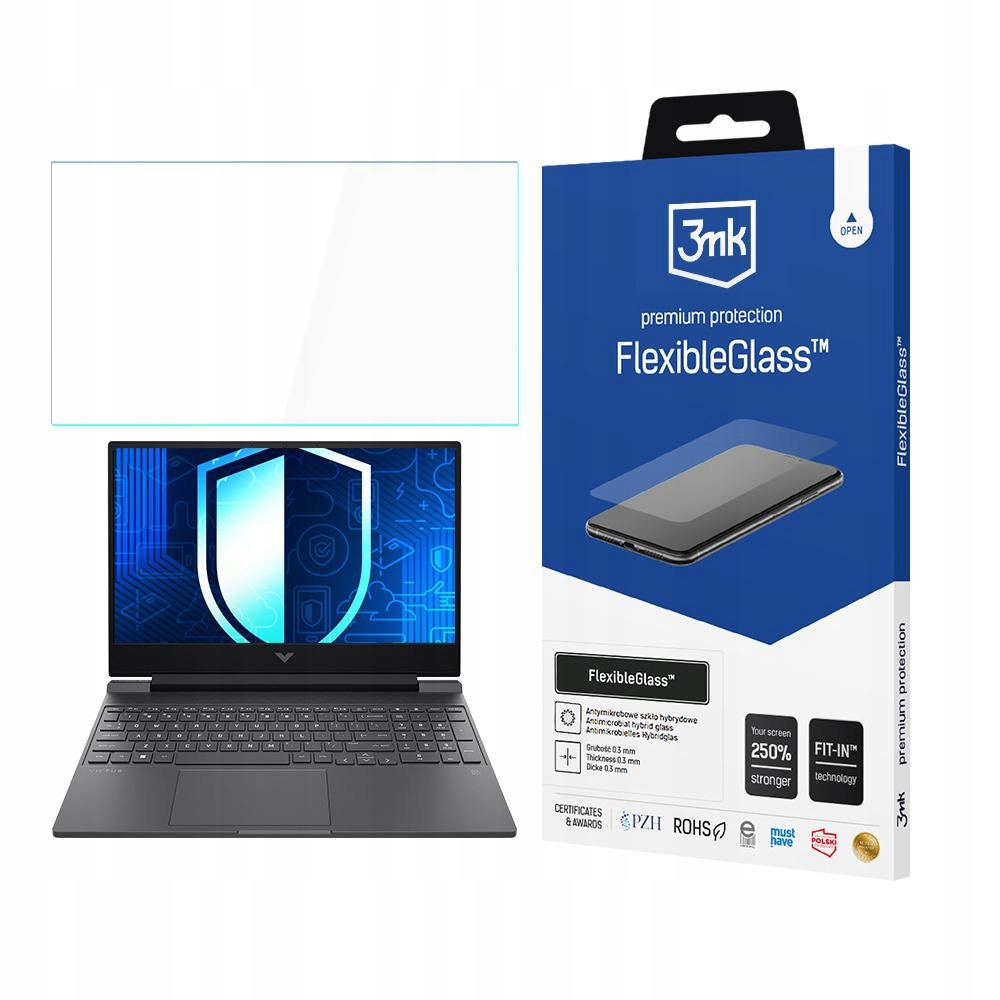 Sklo pro Hp Victus 15 up to 17" 3mk FlexibleGlass