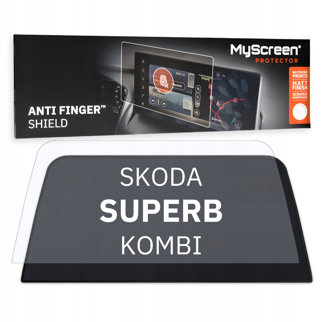 Matná fólie pro Skoda Superb Kombi 2019 8" MyScreen Anti Finger