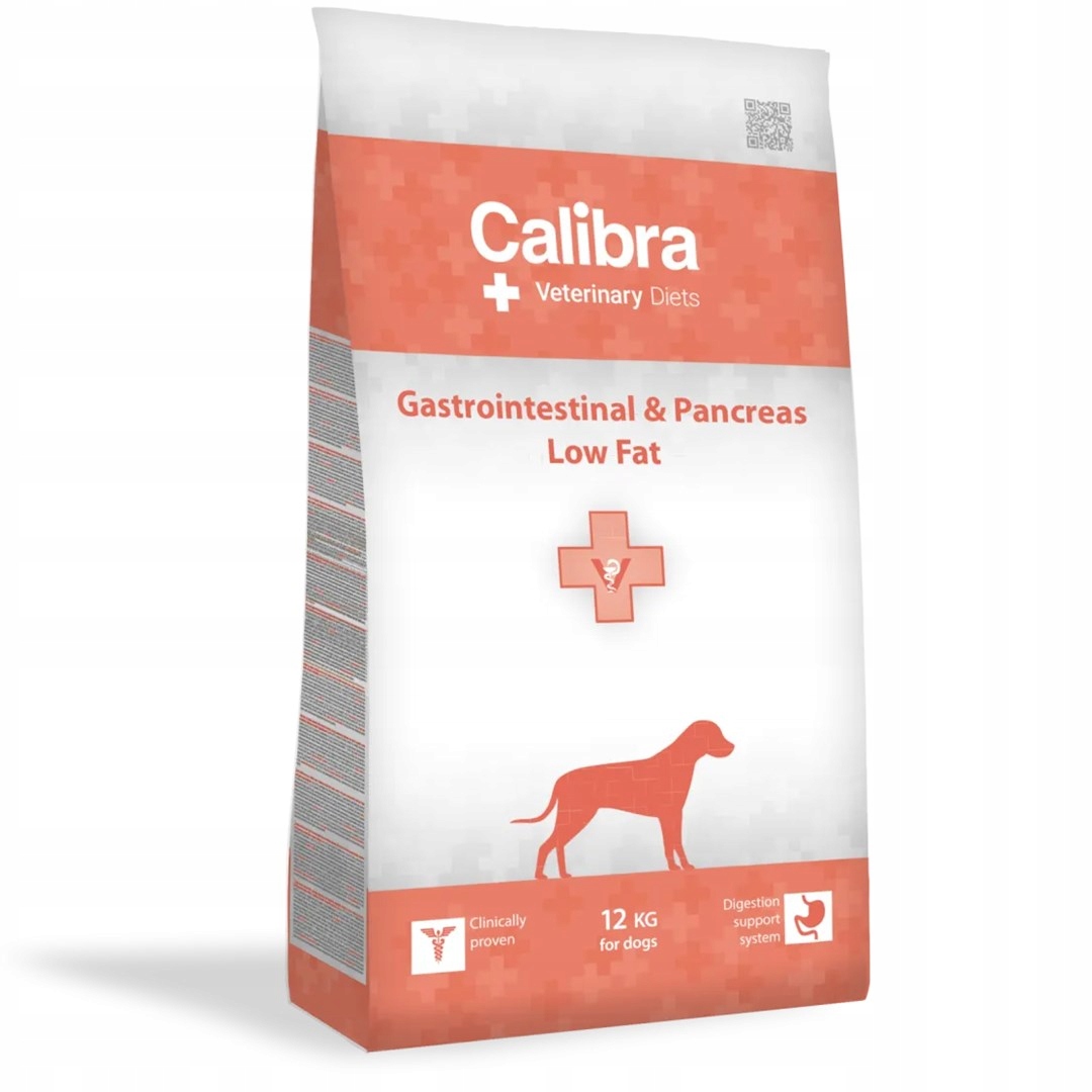 Levně Calibra Gastrointestinální a slinivka Low Fat 12 kg
