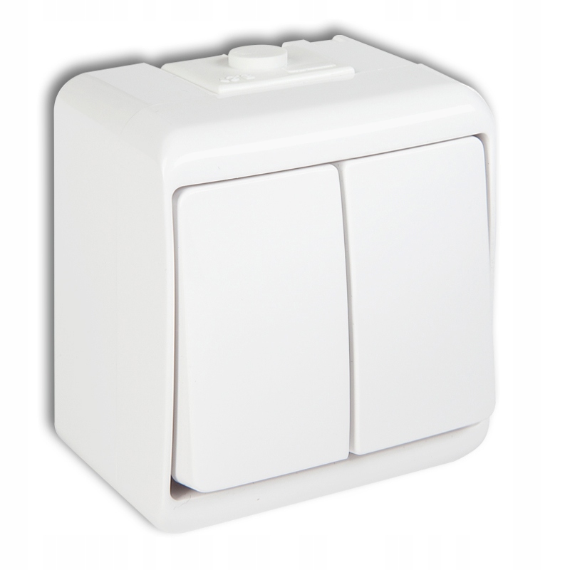 

Karlik Junior Łącznik Podwójny Nt IP54 Biały WHE-2