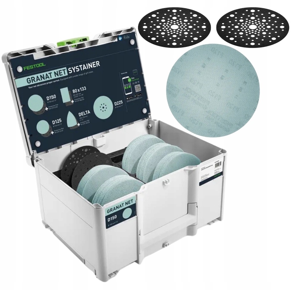 Systainer A Sieťka Brúsna Netkaná Granát Net Priemer D150 Festool 578718