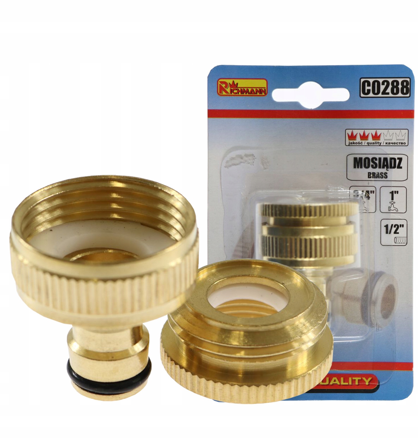 

Przyłącze Do Kranu 3/4'' 1'' Mosiądz Richmann