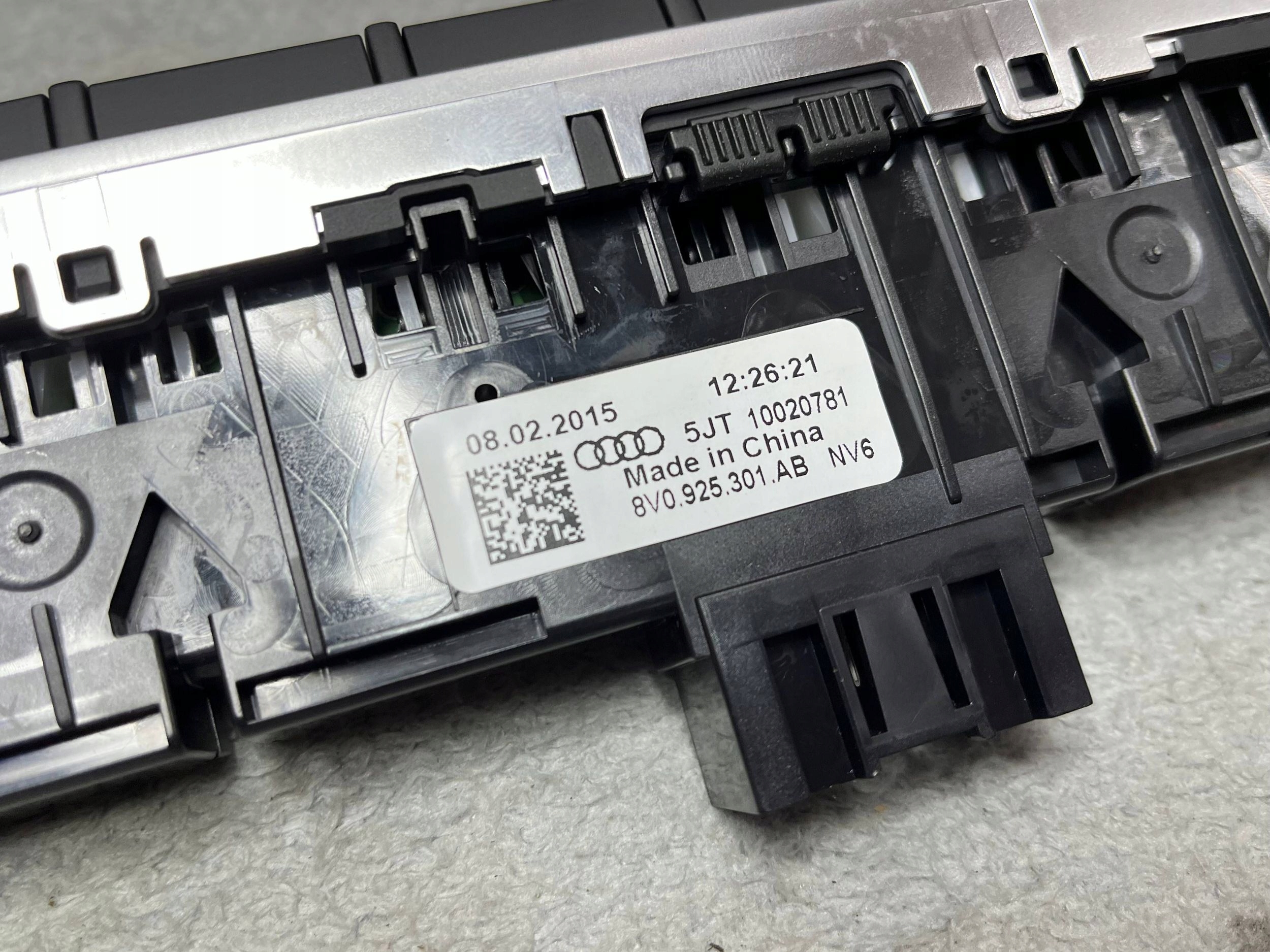 PANEL des Schalter Audi A3 S3 8V 8V0925301AB