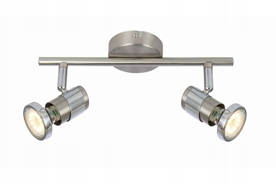 Dvouplamenná lišta ideální pro akcentové osvětlení v obývacím pokoji Enima