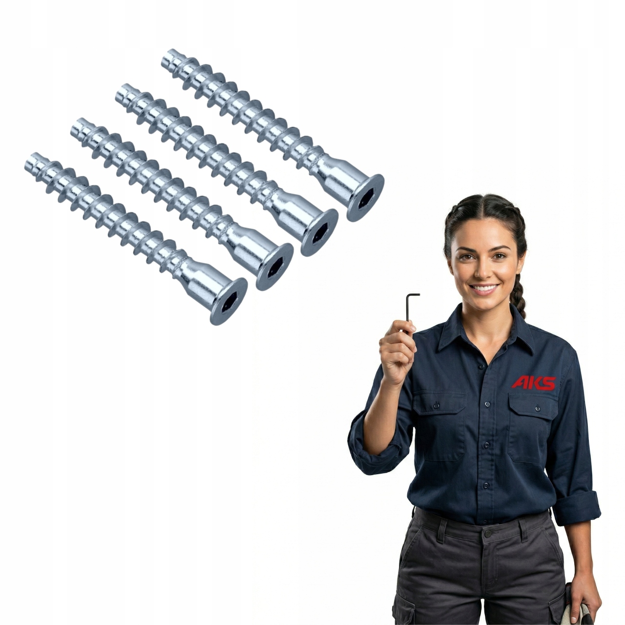 Konfirmátový šroub 6,4 x 50 mm 3000 ks Aks