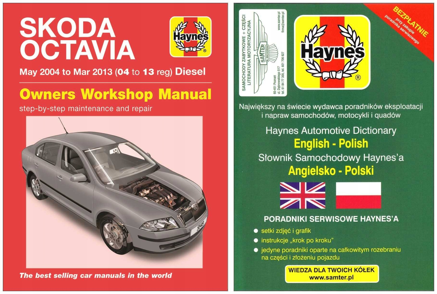 Skoda Octavia (V 2004 - III 2013) diesel Haynes - - Allegro.pl