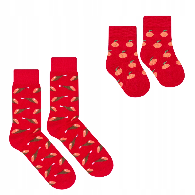 

Zestaw 2 par Kolorowych skarpet dla całej rodziny!