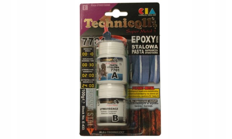 

Klej do metalu Płynny Metal klej do żeliwa stali