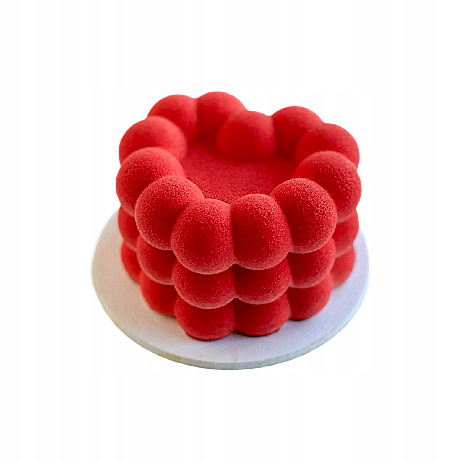 Levně Silikonová forma na ruční výrobu dortů Spheres Heart Mini Dinara Kasko