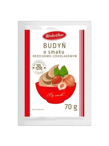 10 x Puding ořechovo-čokoládový bez cukru Vitally Food Bio 70 g