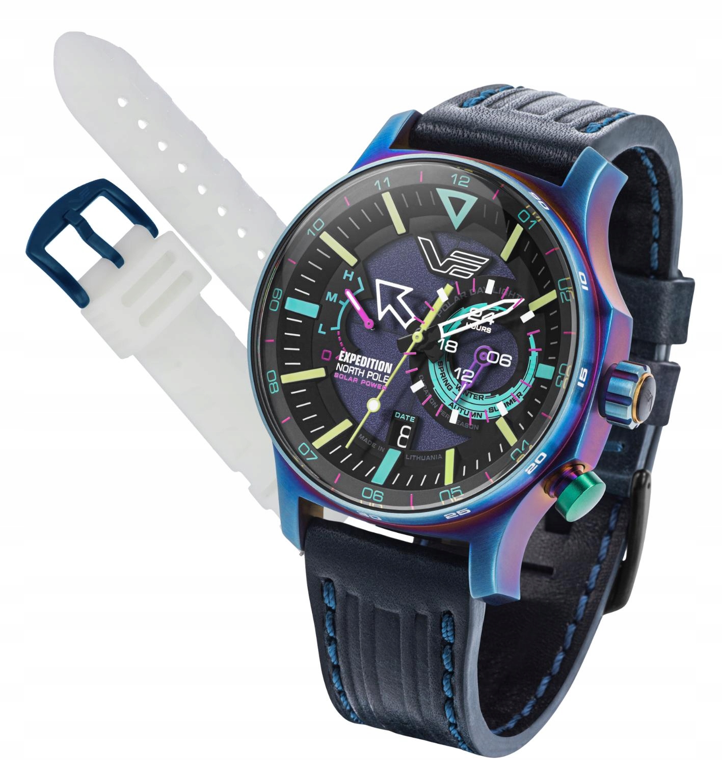 Nový originální Pánské Hodinky Vostok Europe VS57-595D737 Expedition Solar