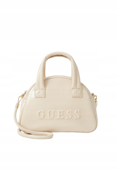 Guess Malá Béžová Kabelka S Rozepínacím Logem Pro Každodenní Nošení
