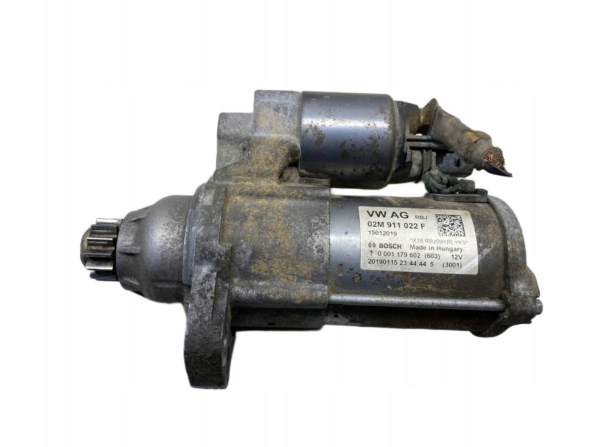 starter RAPID SPACEBACK 1.0 TSI 02M911022F 0001179602