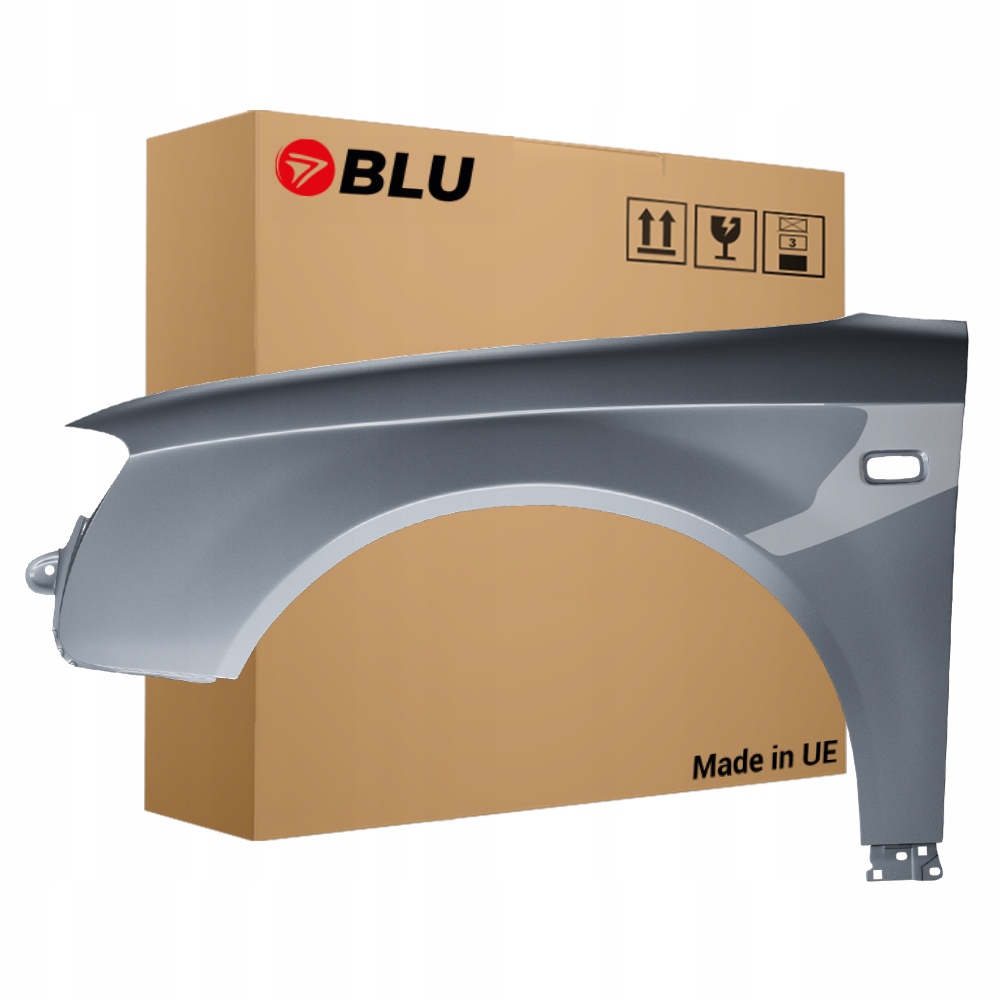 Blu Blatník Audi A4 B7 LY7L levý stříbrný 04-08 přední