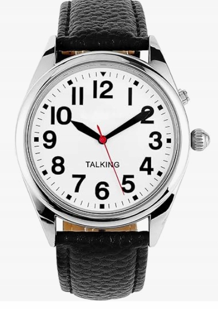 Hodinky s funkcí mluvení v angličtině Mluví čas, datum