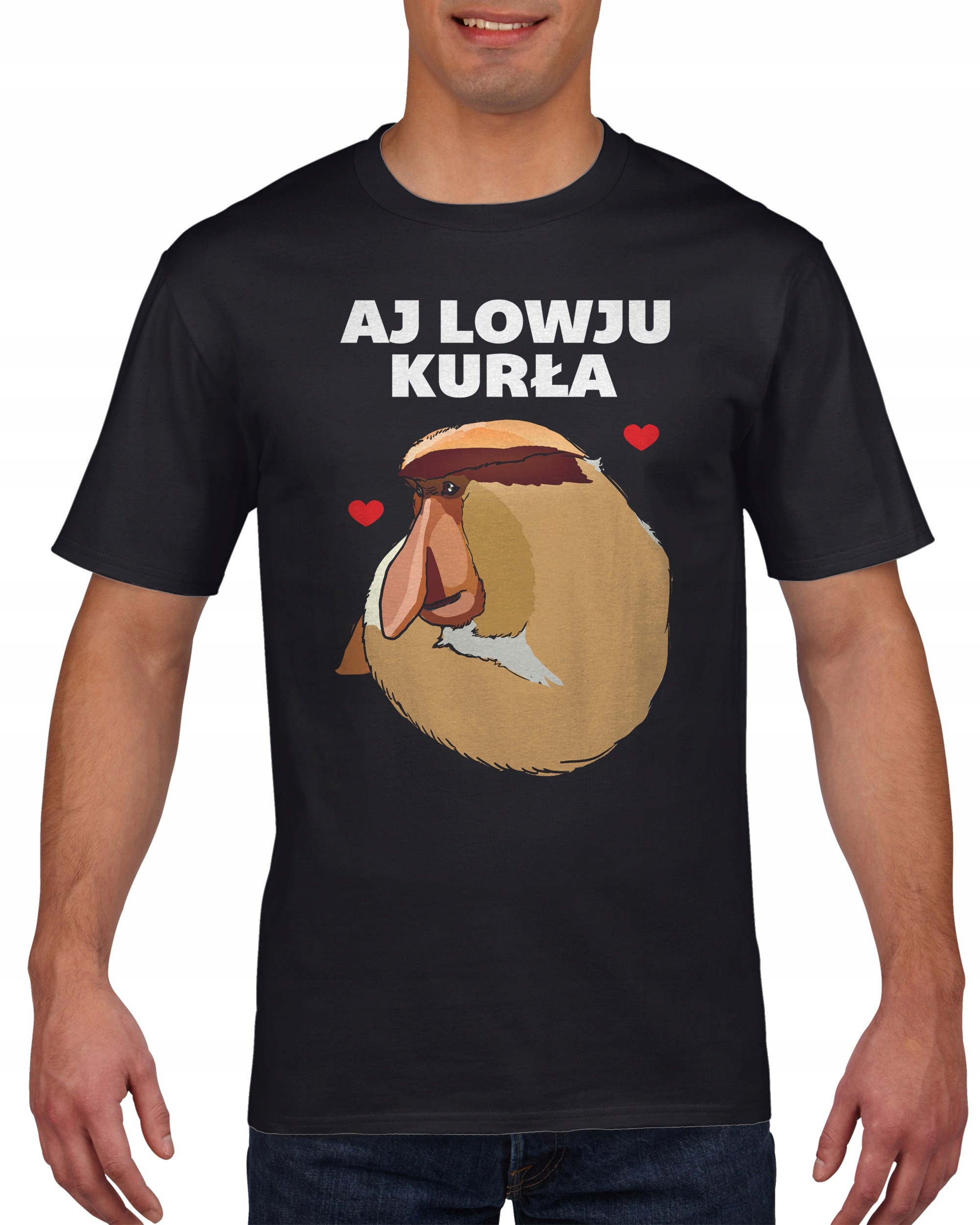 

Koszulka męska Nosacz Janusz I love you kurła L