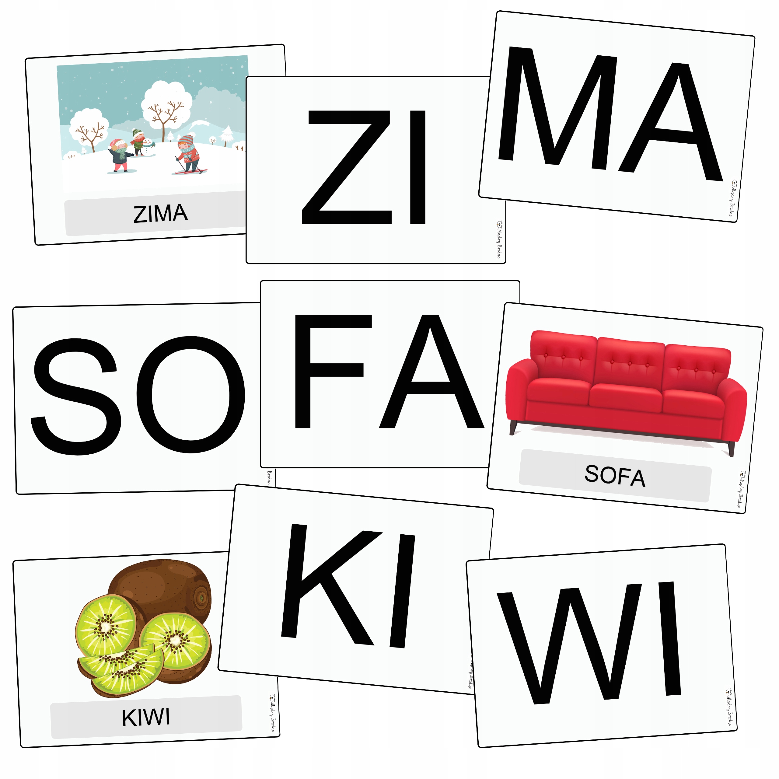 

Sylabowa układanka nauka czytania sylabami *2