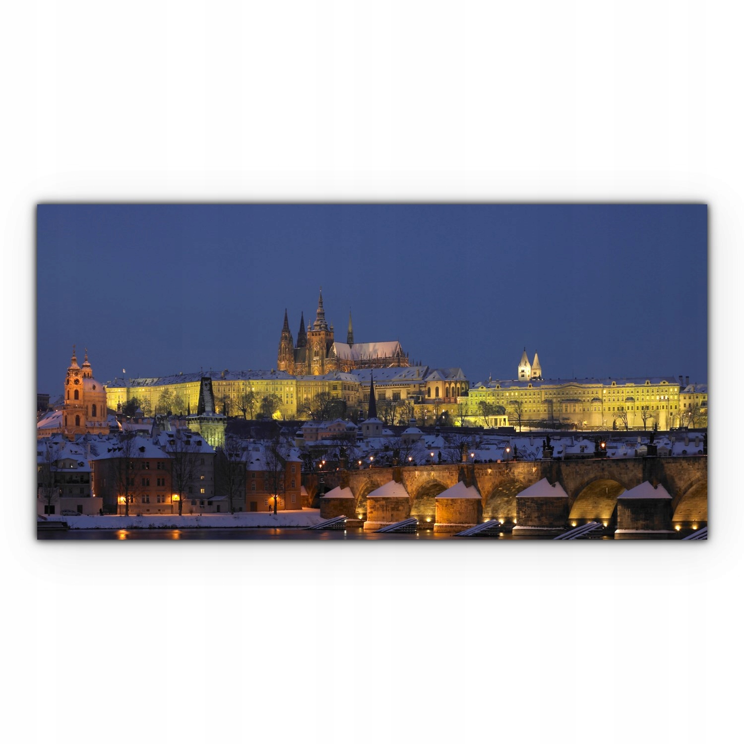 

foto-obraz na płótnie 140x70 Praga Zamek Krajobraz