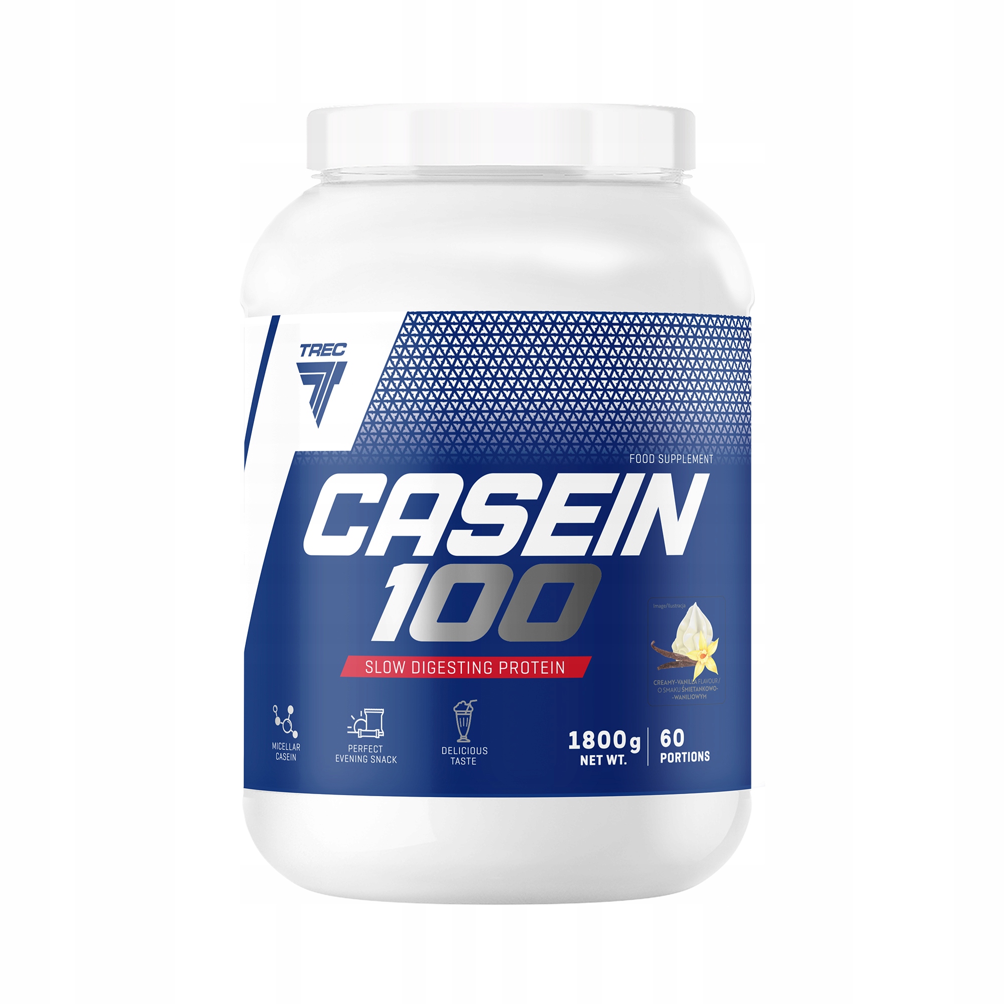Trec Casein 100 1800 G Kasein Protein Whey