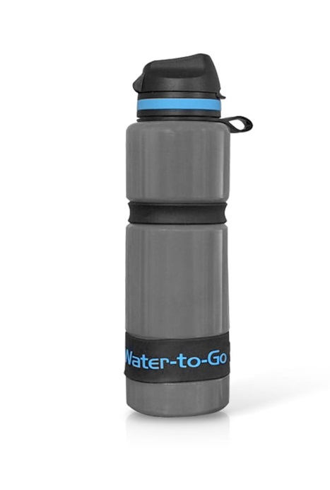 Lahev Na Pití s filtrem na vodu, fitrovací láhev Water-to-Go Active 750 ml modrá