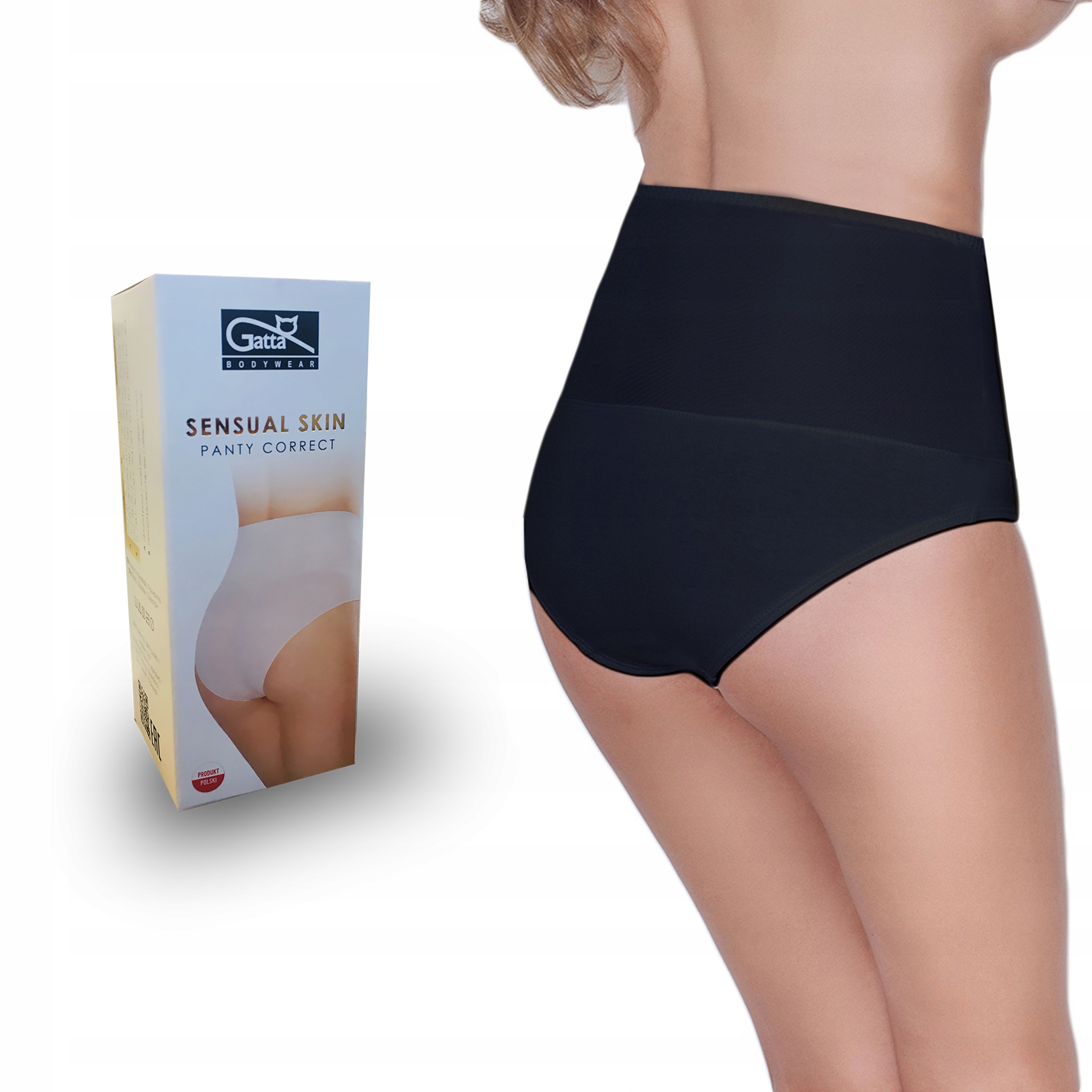 

Bezszwowe majtki Gatta Panty Sensual, czarne, L