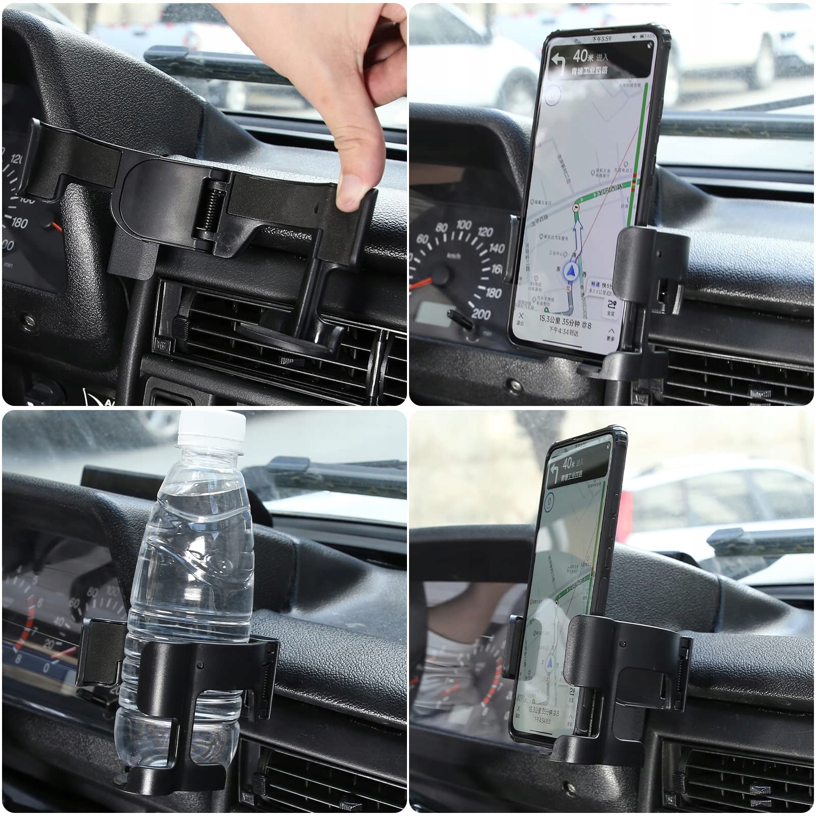 DIYUCAR Uchwyt Samochodowy Na Telefon GPS Do Lada Niva iPhone Huawei Xiaomi — miniatura 5