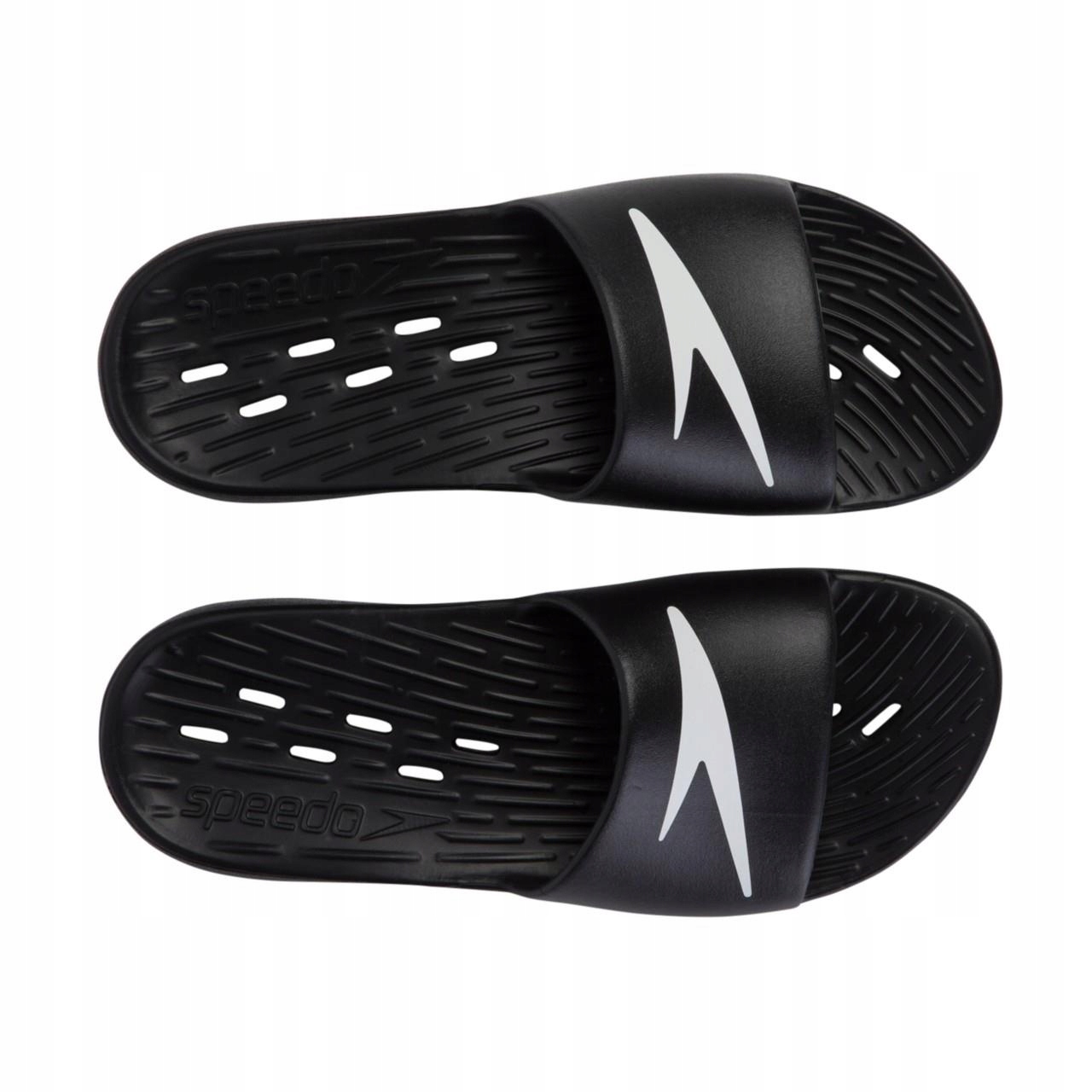 Speedo Klapki Męskie Siłownia Slides Czarne Na Basen 42 Uk 8