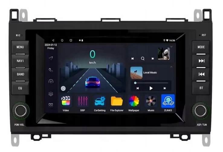 Univerzálne autorádio Android/IOS Wifi Carplay