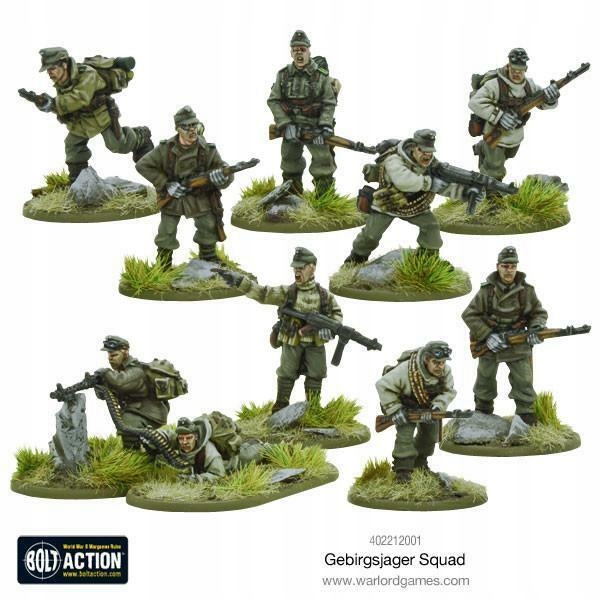 Bolt Action Gebirgsjager squad