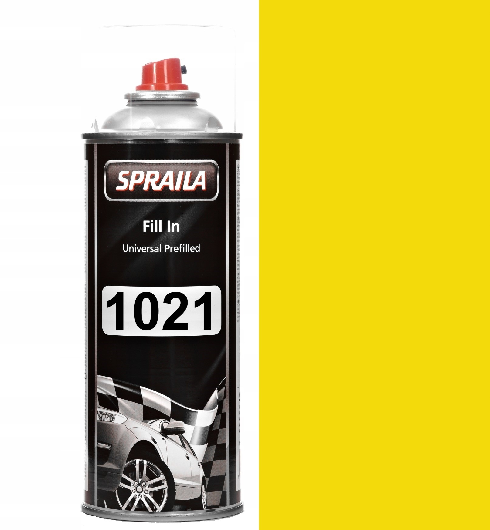 Lakier Akrylowy Ral 1021 Mat 5-16% Żółty Kadmowy Farba Emalia Spray 400ML