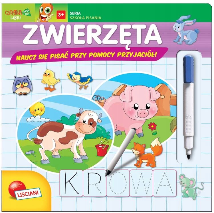 

Książeczka Z Pisakiem Zwierzęta Lisciani