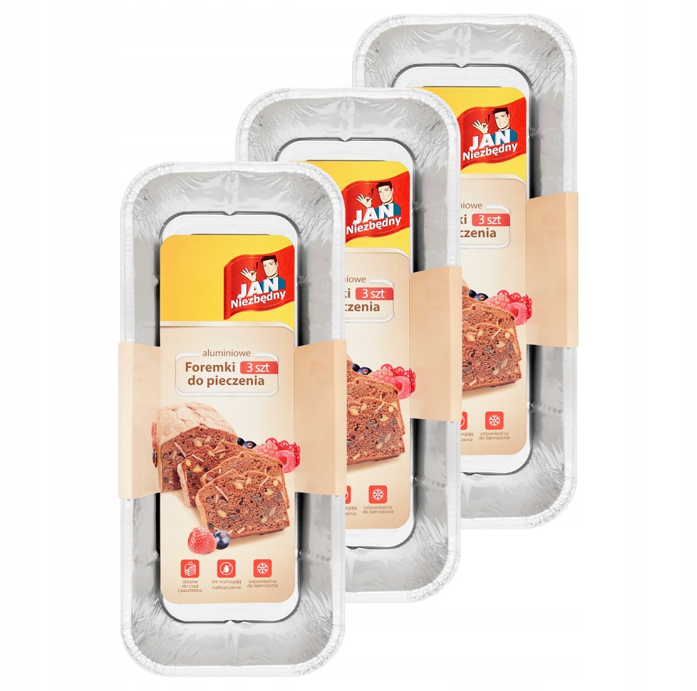 

Jan Niezbędny Foremki Alumioniowe Do Pieczenia X9