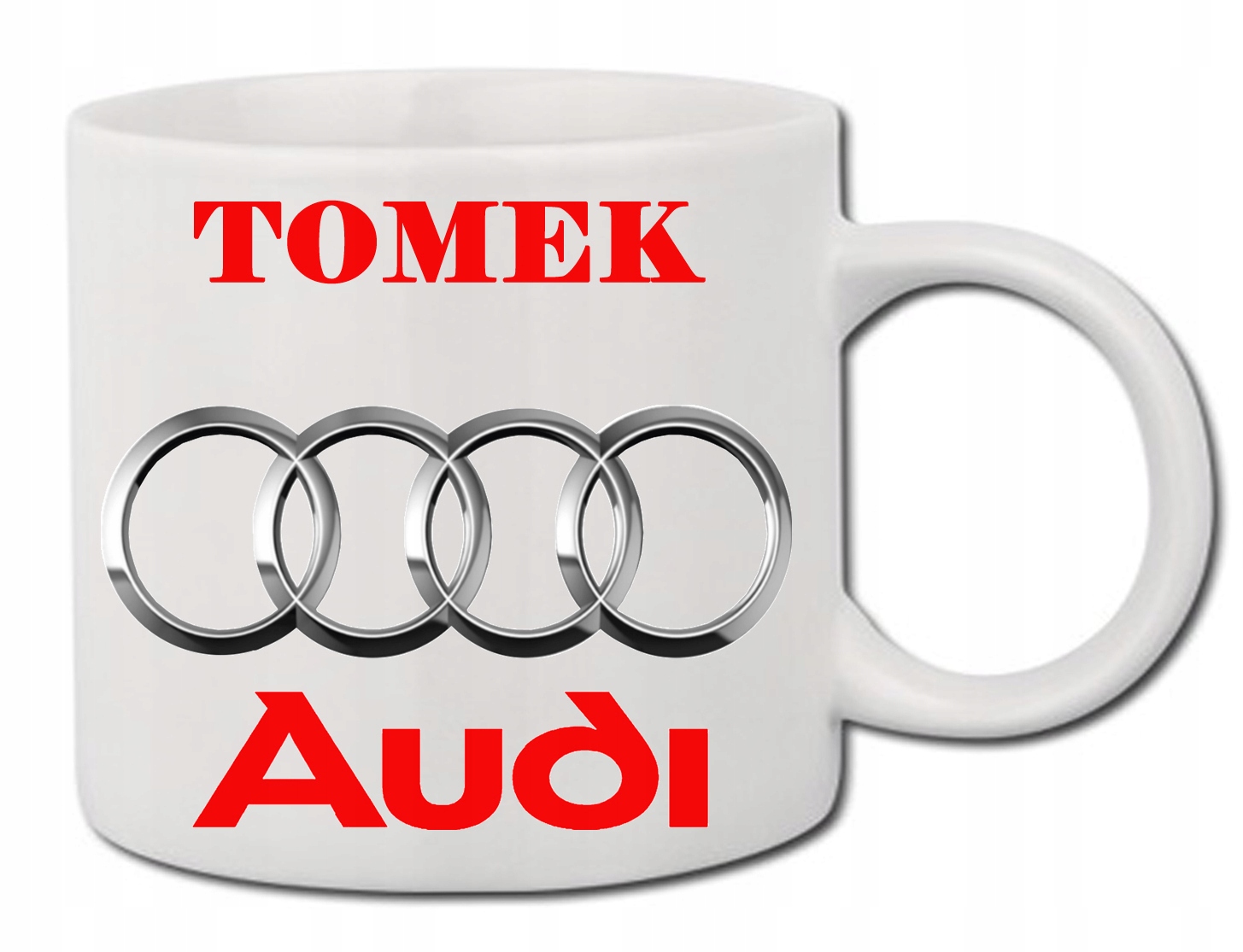 

Kubek 330ml Audi A4 A3 A6 Dla Kierowcy Fana Imię