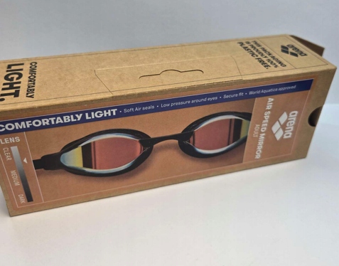 Okulary pływackie startowe na basen dla dorosłych Arena Airspeed Mirror