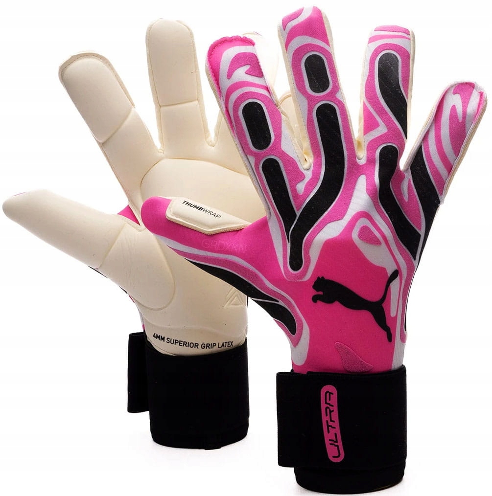 Rękawice Bramkarskie Piłkarskie Puma Ultra Ultimate Hybrid Meczowe 4mm