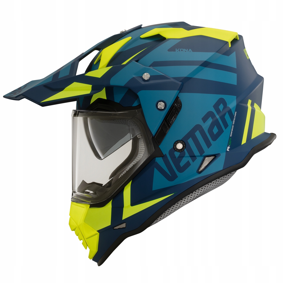 VEMAR KASK KONA DESERT GREEN FLUO YELLOW ROZMIAR M