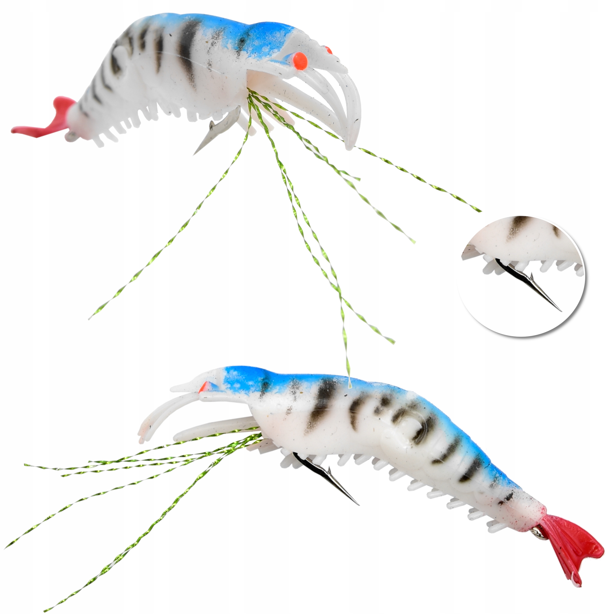 

Przynęta Sztuczna Krewetka Uzbrojona Hak 8cm/ 4,6g