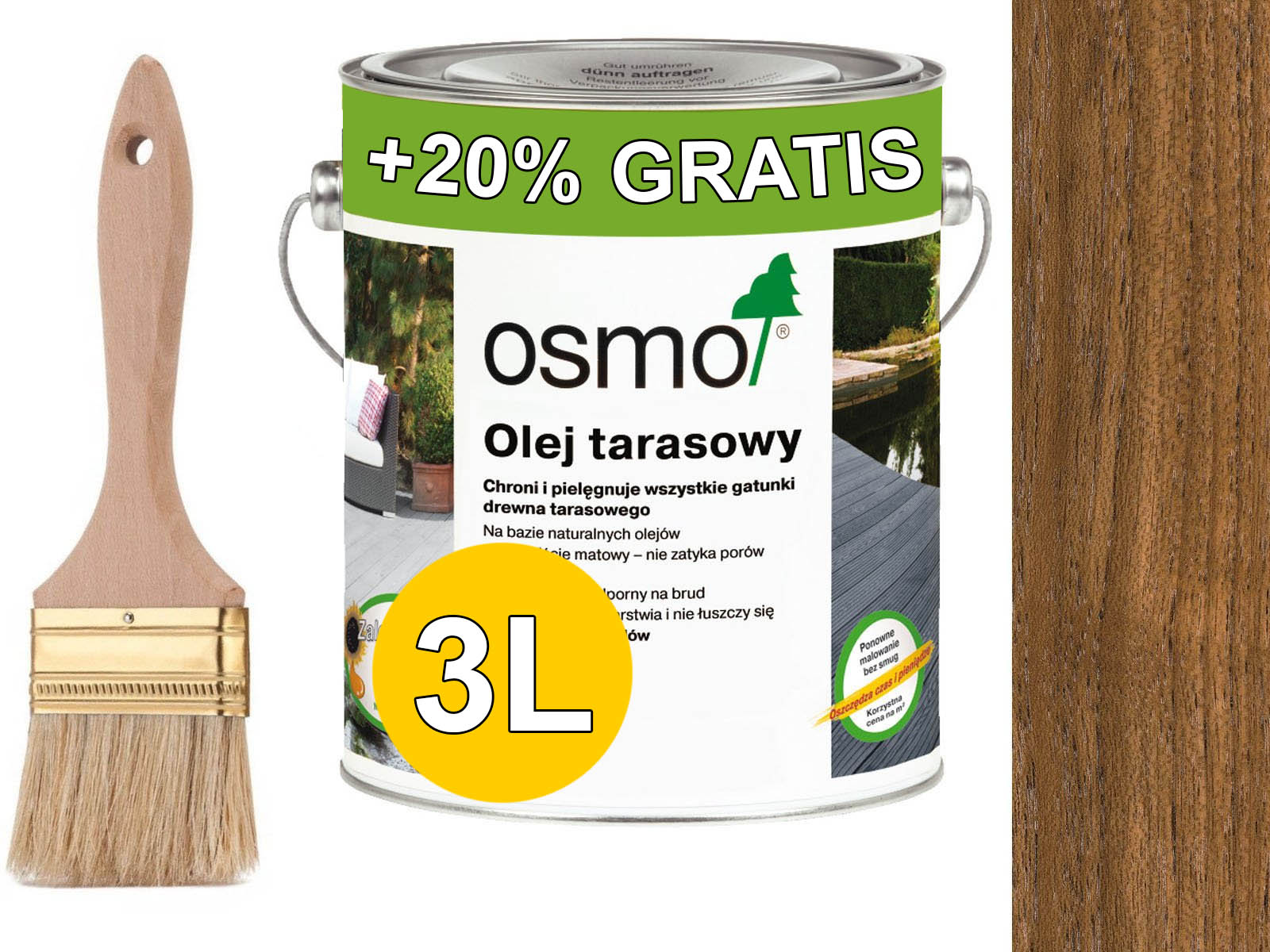 

Osmo Olej do Tarasów 007 Teak 3L