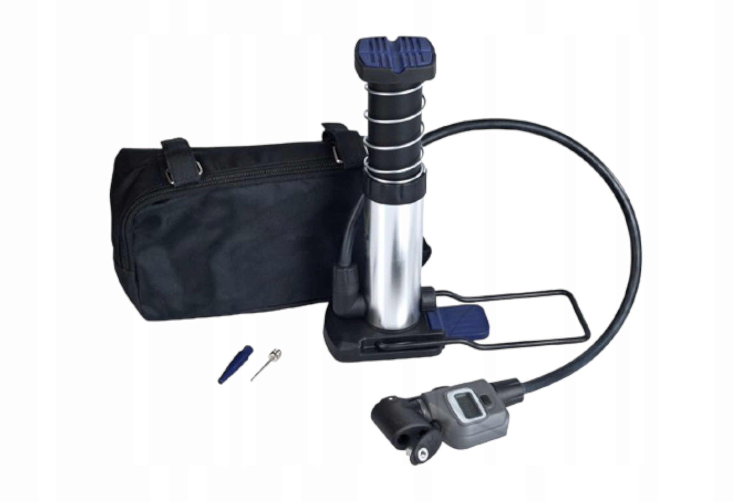 Pompka jednotłokowa z manometrem cyfrowym