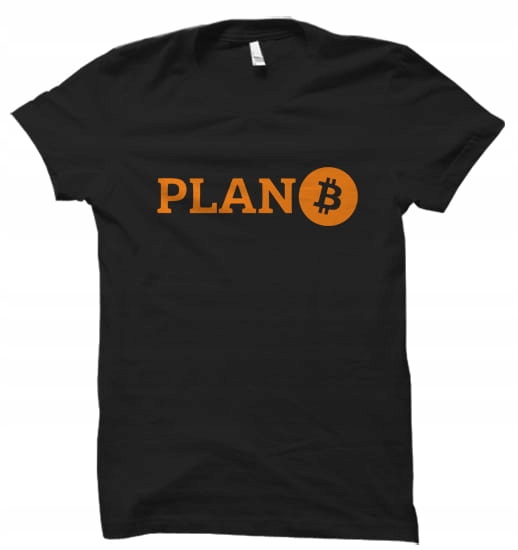 

Plan B Bitcoin krypto koszulka damska
