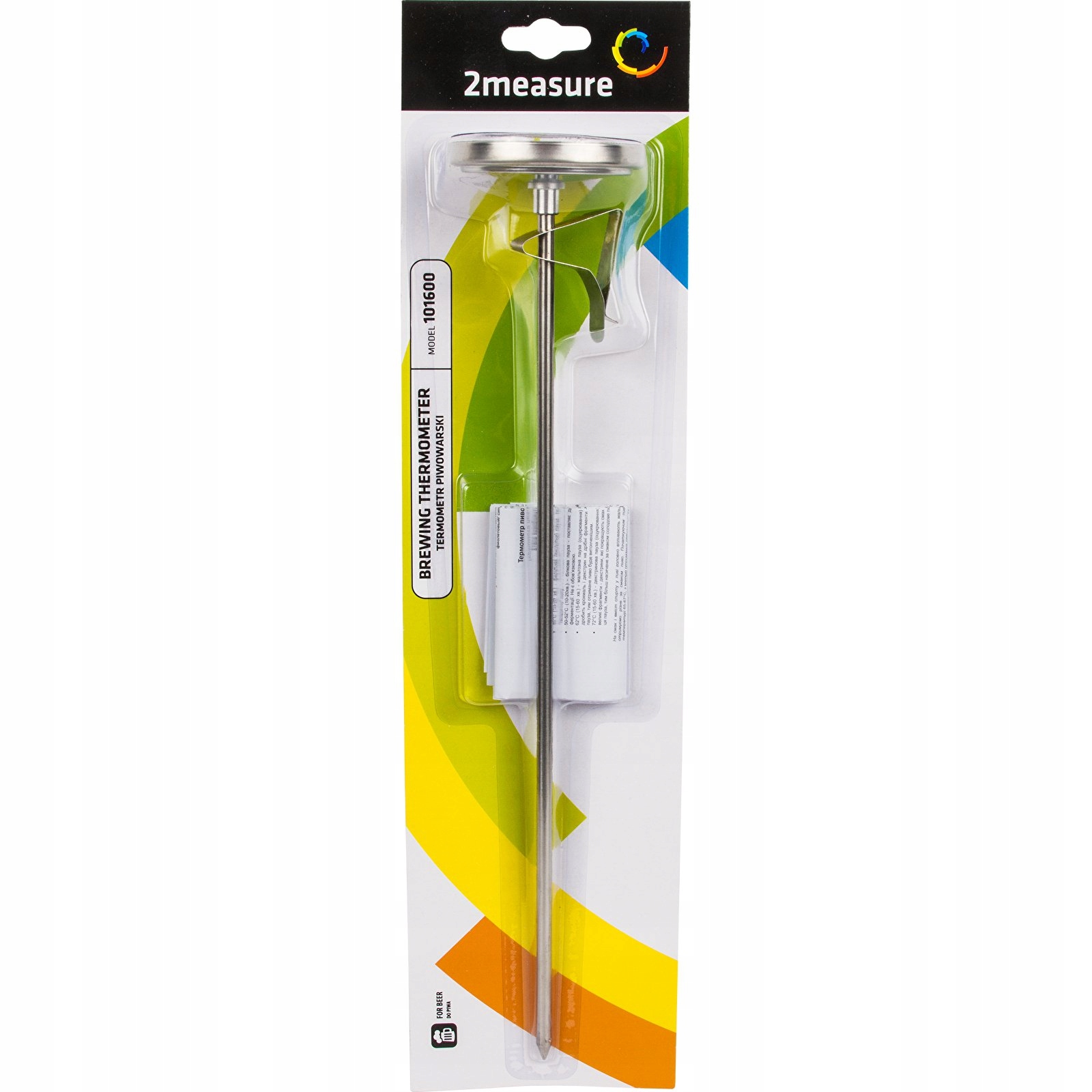 Termometr Browin piwowarski z sondą Kod producenta 101600